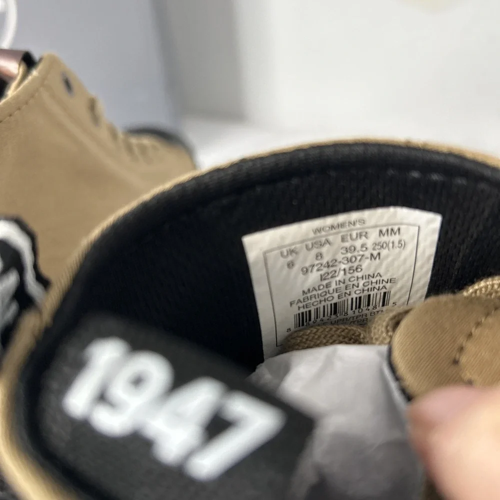 NEW~Palladium ~Women's Revolt Hi TX Platform Boot Size 8 Olive/Tan NEW IN BOX - Picture 4 of 7